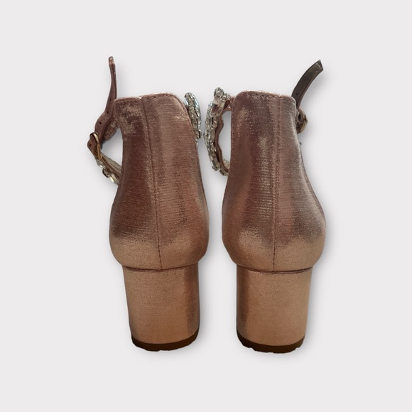 These are brand new custom order Emilie Bridal heels never worn. - Picture 3 of 4